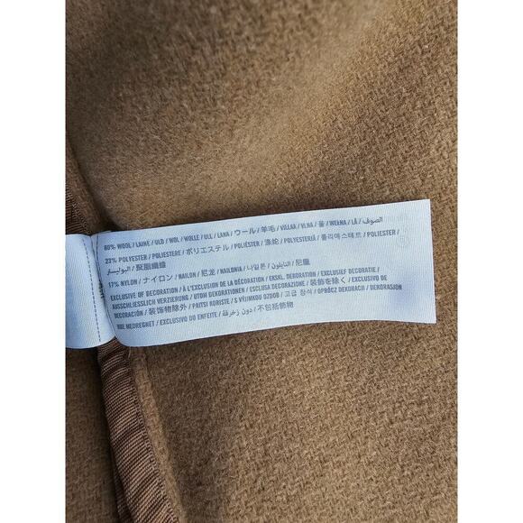 Abercrombie & Fitch Men's Small Camel Rafanelli Wool Jacket - Picture 6 of 12